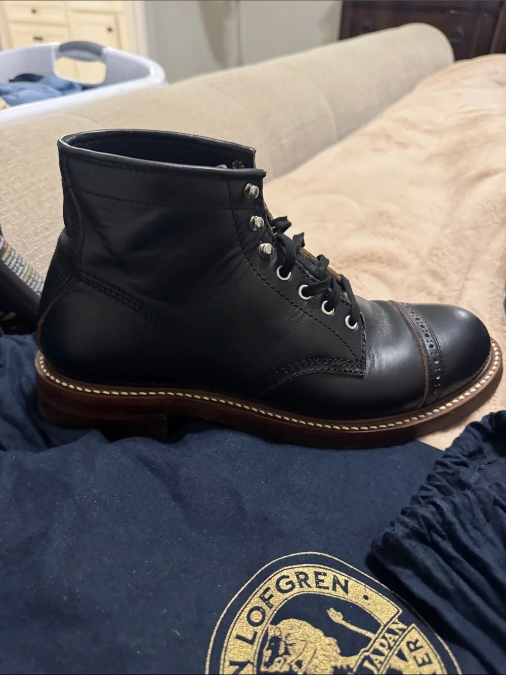 John Lofgren BLACK Horween Leather CXL